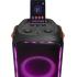 JBL PartyBox 710 Speaker with 800W RMS Powerful Sound, Built in Lights, Splashproof Design, 2 x 8" Woofers and 2 x 2.75" Tweeters, Tuned Bass Reflex Port, IPX4 - Black